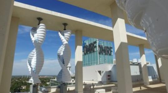 OMRF’s custom wind turbines.