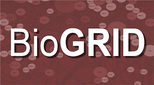 An image that reads "BioGRID".