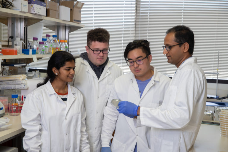 Group of researchers in lab