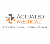 Actuated Medical: Innovative motion, positive outcomes (logo)