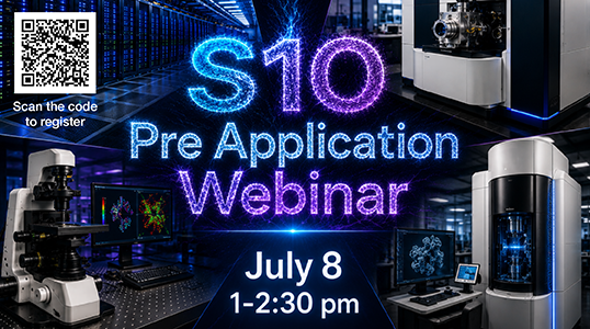 S10 Pre-Application Webinar. July 8, 2026. 1-2:30pm.